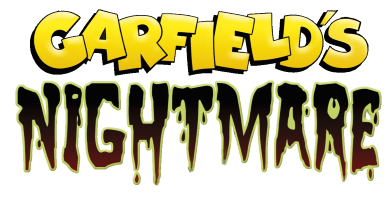Garfield's Nightmare title screen for Nintendo DS